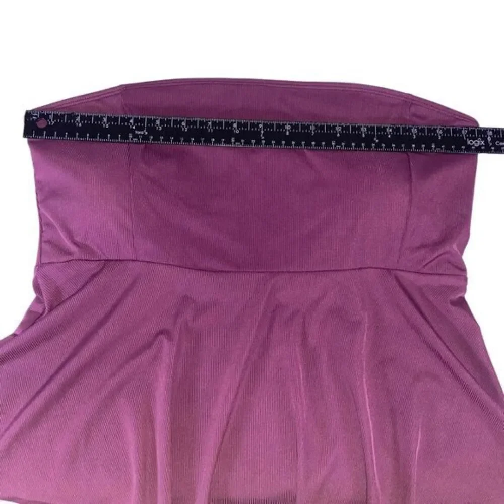 Unbranded Woman's Purple Strapless Swimsuit Top Plus Size 2XL‎